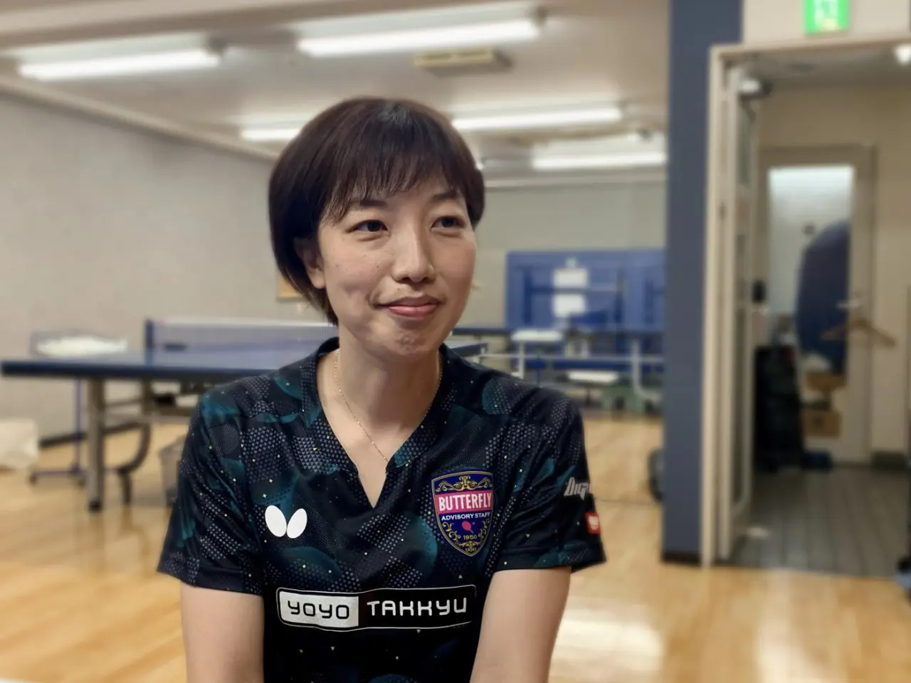 藤井寛子,卓球