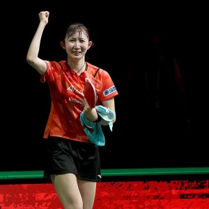 写真：早田ひな（提供：ITTF）