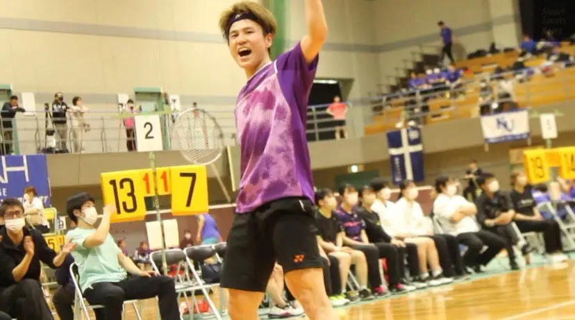 藤原睦月（明治大学）,バドミントン