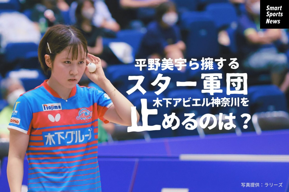 卓球 Tリーグ 木下アビエル神奈川 平野美宇 長崎美柚 応援タオル