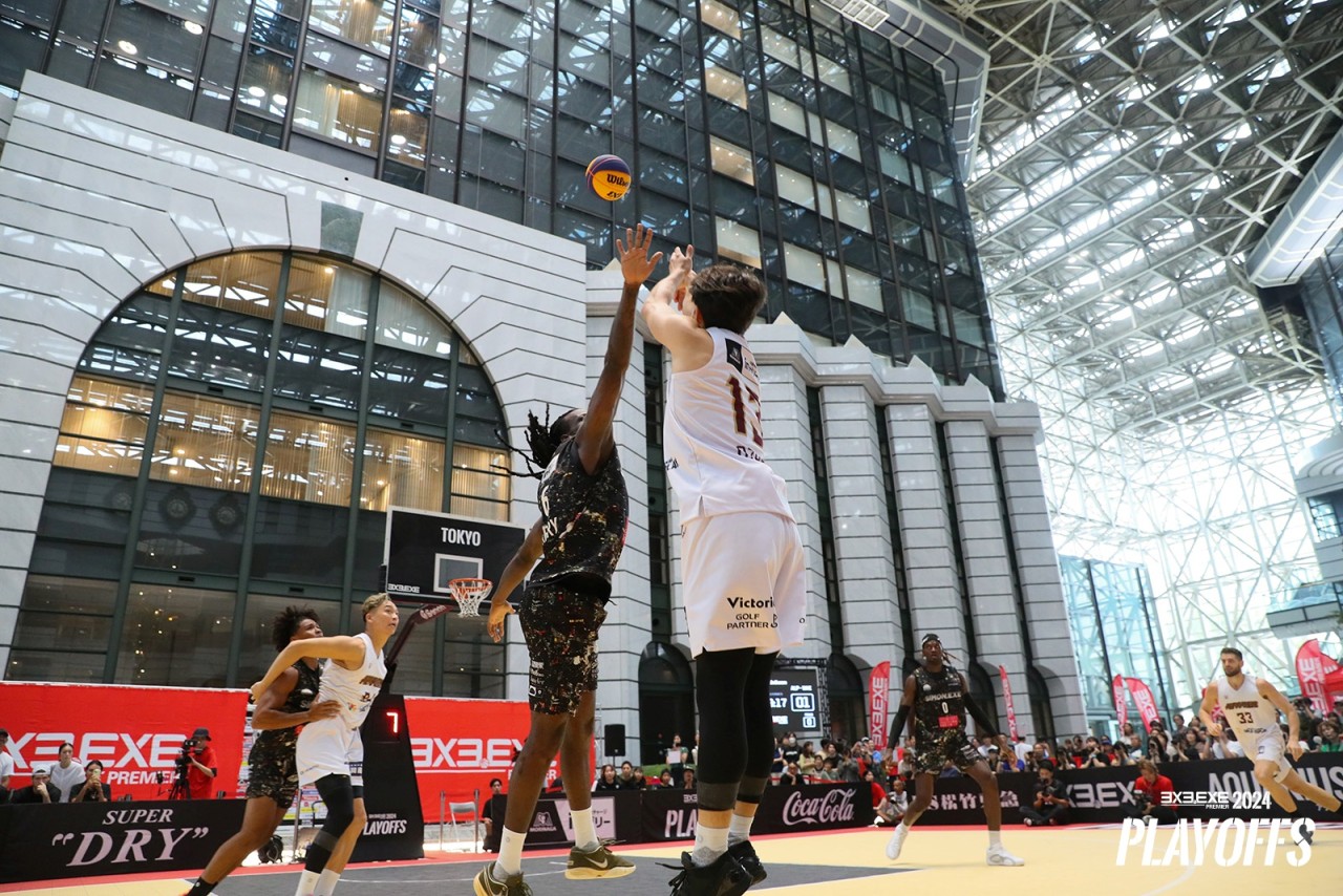 写真:試合の様子/提供:3x3.ExE PREMIER