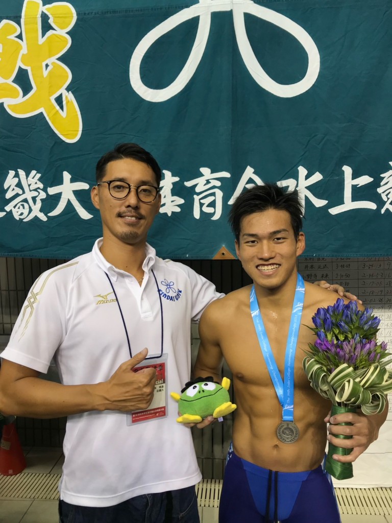 山本晴基,日本雄也,水泳,近畿大学